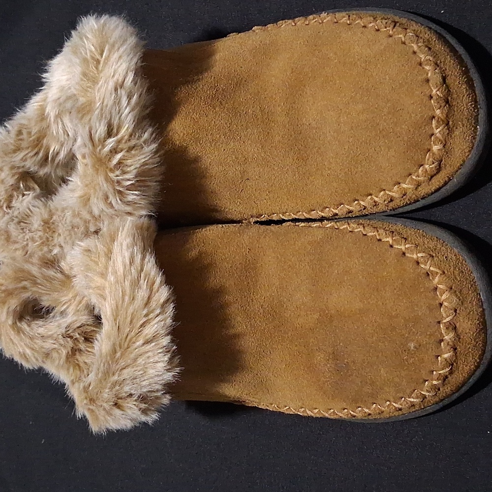 Magellan Outdoors Fur-Lined Heeled Boots - Tan